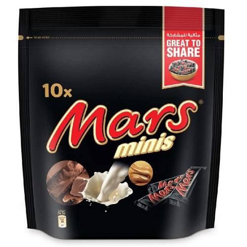 مارس مينيز شوكولاتة 10حبة 180جم