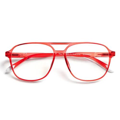 بارنر براد نظارة شاشة لامعة أحمر متألق رقم.39574