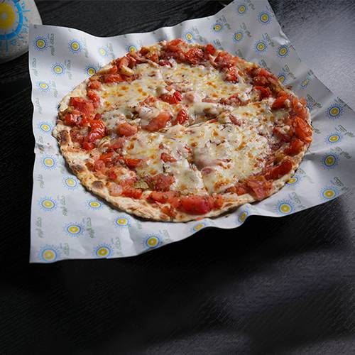 فطيرة بصل وطماطم