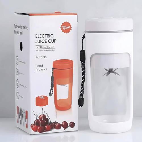 خلاط عصير كهربائي محمول ابيض موديل رقم.K1904