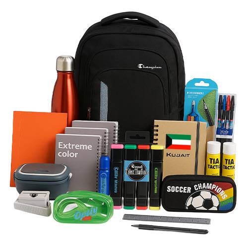 حقيبة مدرسية متكاملة للاولاد كبيرة