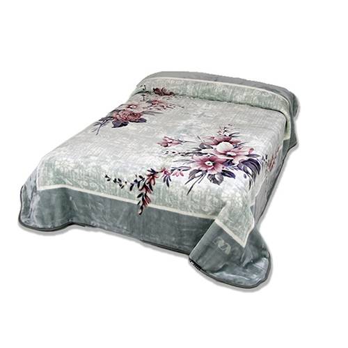 مورا جولد بطانية مزدوجة مقاس 220×240سم رمادي موديل رقم.J-1106