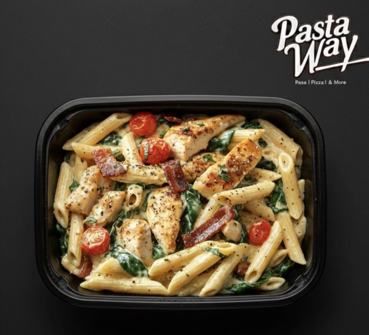 باستا كابريزي بالدجاج الكريمي