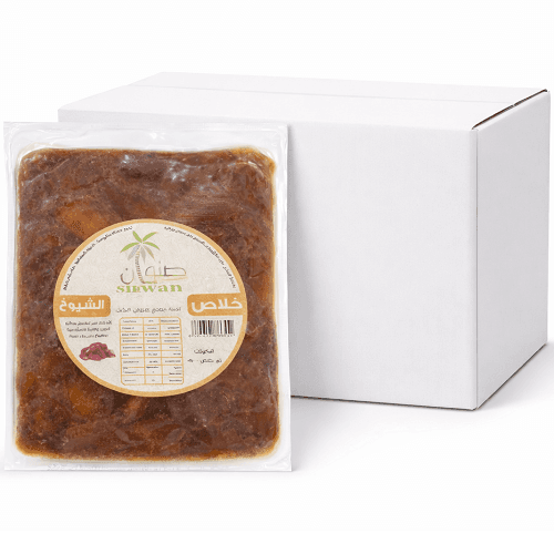 صنوان تمر خلاص الشيوخ مجروش 1كجم 8حبة