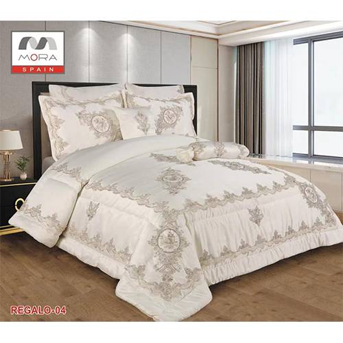 مورا ريغالو رقم.04 لحاف مجوز كينج 250x260سم 8قطع موديل رقم.J-1115