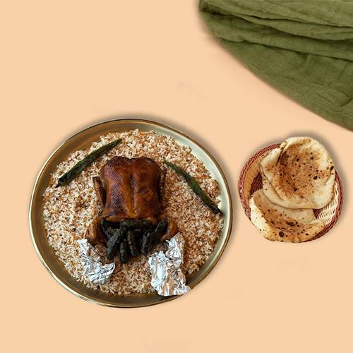  بط محشى ورق عنب