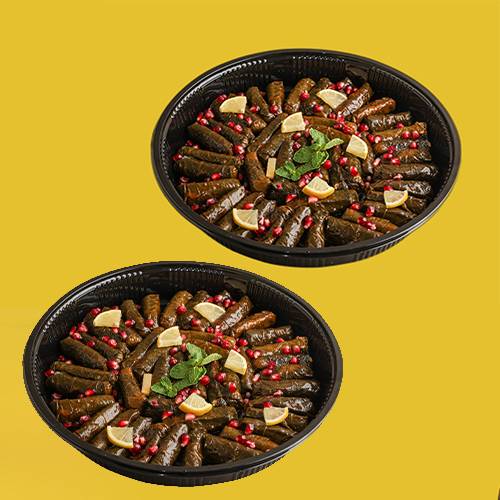 ورق عنب وسط 10قطع + 10قطع مجانا