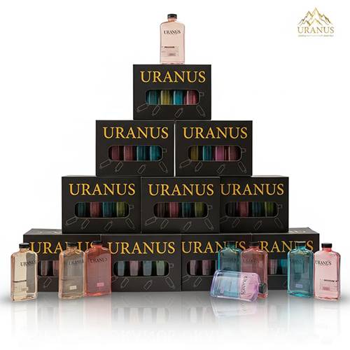 اورانوس مياه بعبوات ملونة 450مل 12حبة 10باكيت+10باكيت مجانا