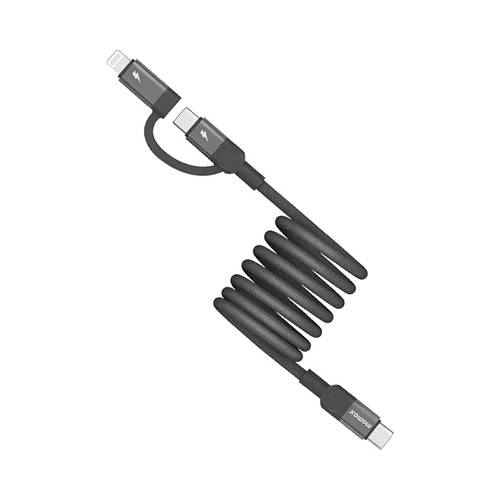 موماكس ماج دو لينك كابل مغناطيسي من Type-C الى Type-C و لايتينج 60واط اسود 1م رقم.41441