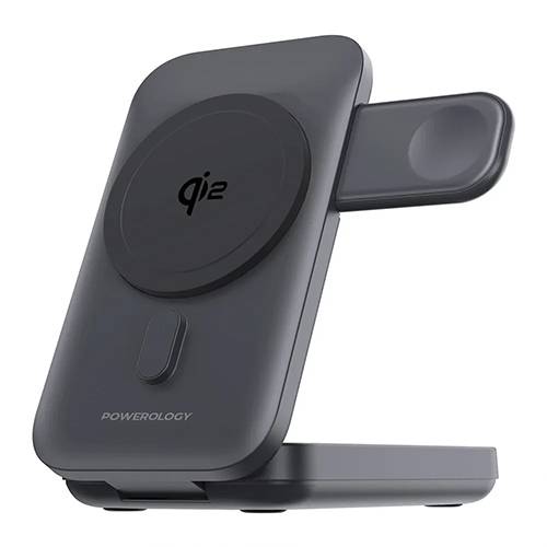 باورولوجي ماجسيف باور بانك Qi2 لايفون15 15واط 10000مللي امبير اسود رقم.38504