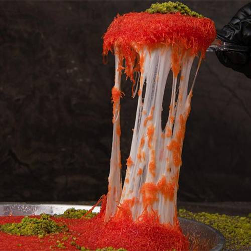 كنافة خشنة برتقالية