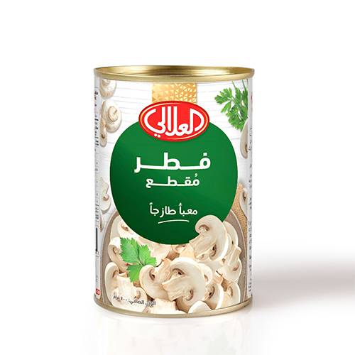 العلالي فطر قطع وسيقان معلب 400جم 