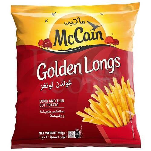 ماكين جولدن لونغ بطاطس طويلة ورفيعة 750جم
