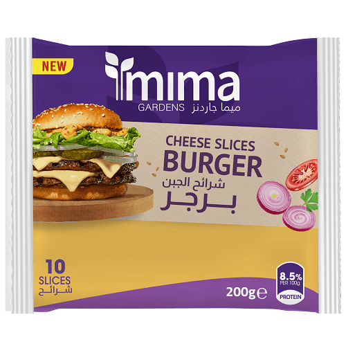 ميما جاردنز شرائح جبن برجر غنية بالكالسيوم 10شرائح 200جم