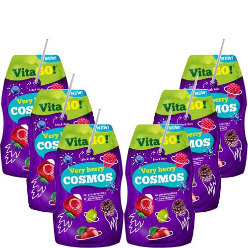 فيتا جو عصير بنكهة التوت المشكل 200مل 6حبة