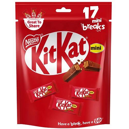 كيت كات شوكولاتة ميني 2اصبع 17حبة 229.5جم
