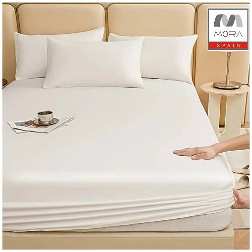 مورا طقم شرشف سير سادة توين قطن 100% 120x200سم 3قطع موديل رقم.J-1121