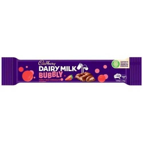 كادبوري ديري ميلك شوكولاتة بابلي بالفراولة 27جم