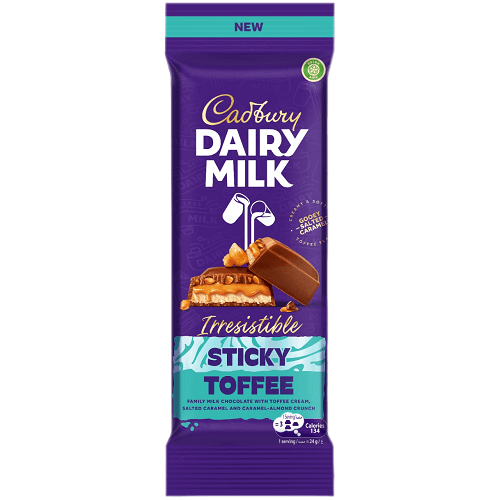 كادبوري ديري ميلك شوكولاتة بكريمة الفانيلا والتوفي 102جم