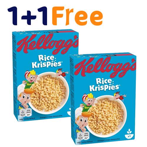 كلوقز رقائق الافطار رايس كريسبيز من الأرز المحمص 22جم 1+1مجاناً