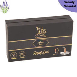 الحكيمي للعطور العود الذكي عبير 10اعواد مع قاعدة