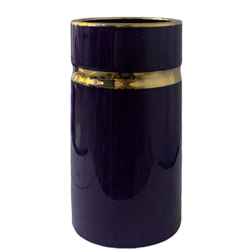 فازة سيراميك ارتفاع 16سم بترولي موديل رقم.MK551-4B