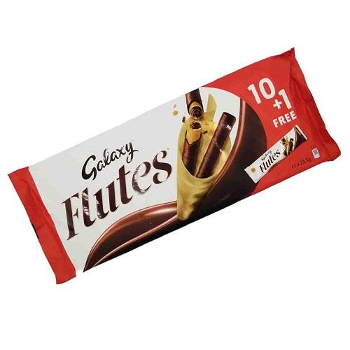 جالكسي شوكولاتة فلوتس 22.5جم 10 و 1حبة مجانا