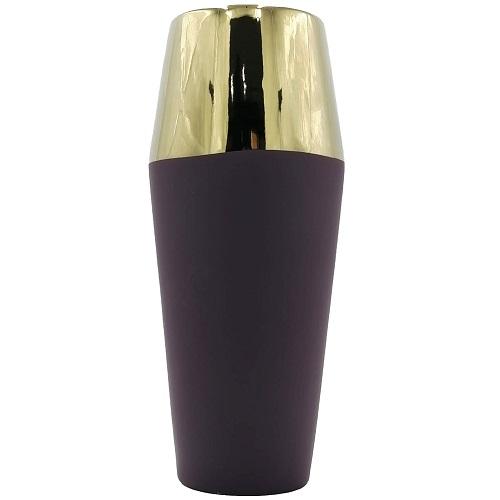 فازة سيراميك ارتفاع 30سم موف غامق موديل رقم.MK3709-7
