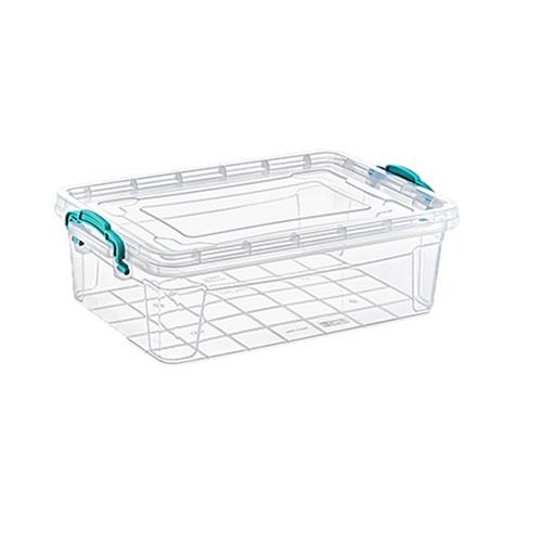 بولي تايم علبة بغطاء مستطيلة متعددة الاستخدامات 750مل شفاف موديل رقم.E-500