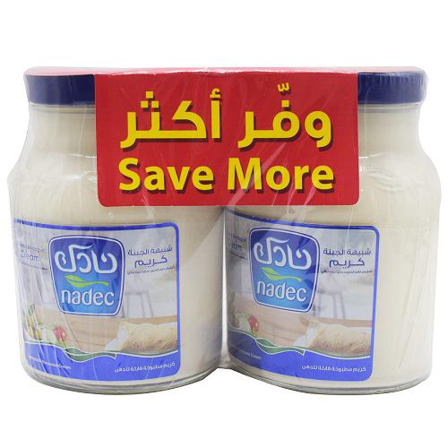 نادك جبنة كريم قابلة للدهن 900جم 2حبة