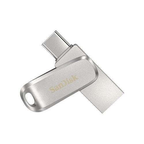 سانديسك الترا فلاش درايف لوكس USB و Type C بمساحة 64جيجابايت موديل رقم.SDDDC4-O64G-G46