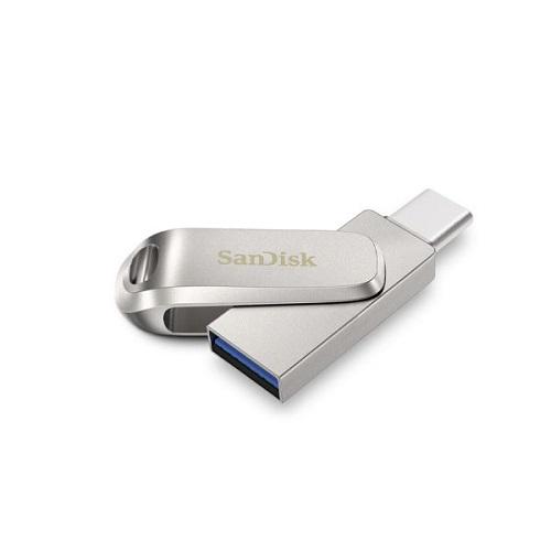 سانديسك فلاش درايف الترا لوكس 256جيجابايت 150ميجابايت في الثانية 3.1 USB و Type C موديل رقم.SDDDC4-256-G46