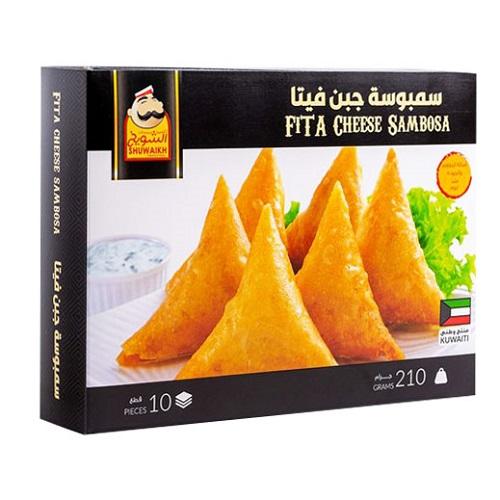 معجنات الشويخ سمبوسة جبن فيتا 10حبة 210جم