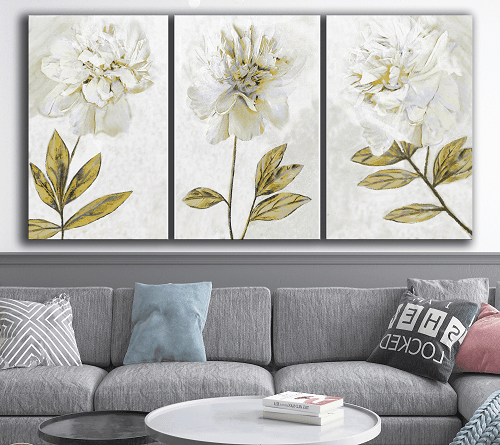 لوحة ثلاثية من الفن الحديث مصنوعة من خام الكانفس عالي الجودة مع اطار داخلي رقم.2252238