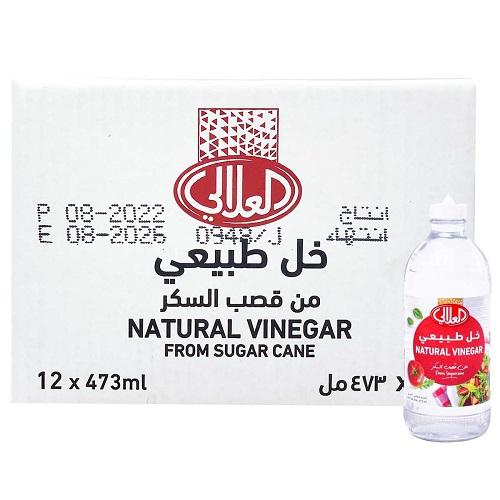 العلالي خل طبيعي 473مل 12حبة 1كرتون 