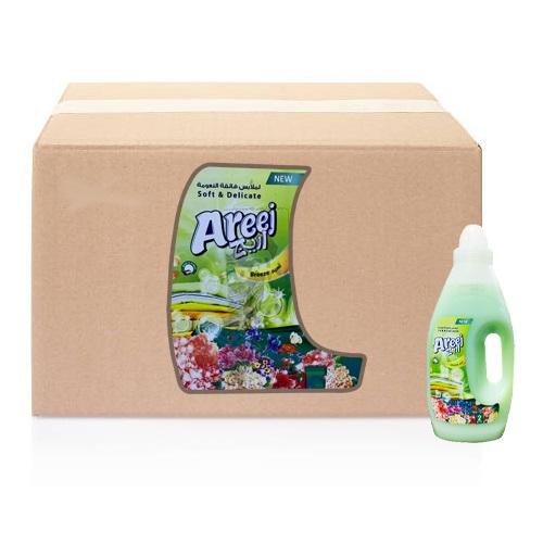 اريج منعم ومعطر للاقمشة بعطر النسيم 2لتر 6حبة 1كرتون