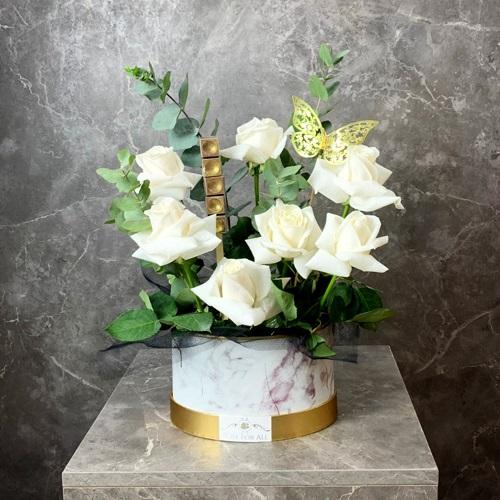 بوكس الابيض الرخامي