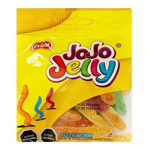 جوجو حلوى جيلي فيزي ورم ساور ستيك 80جم