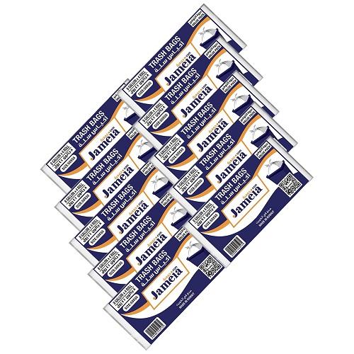 جمعية اكياس للنفاية 8جالون 50×55 عالية الجودة 120كيس 10باكيت 1كرتون