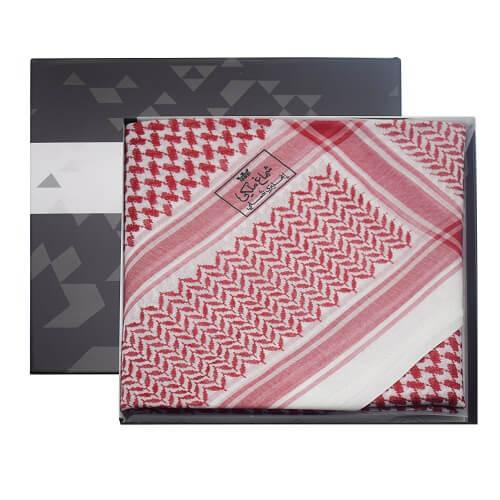 شماغ ملكي انجليزي اصلي احمر