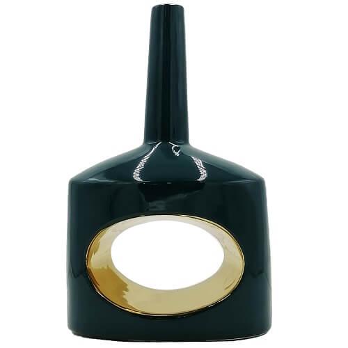فازة سيراميك ارتفاع 29سم اخضر موديل رقم.MK3709-43