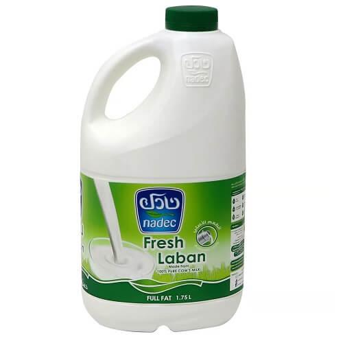 نادك لبن طازج كامل الدسم 1.75لتر
