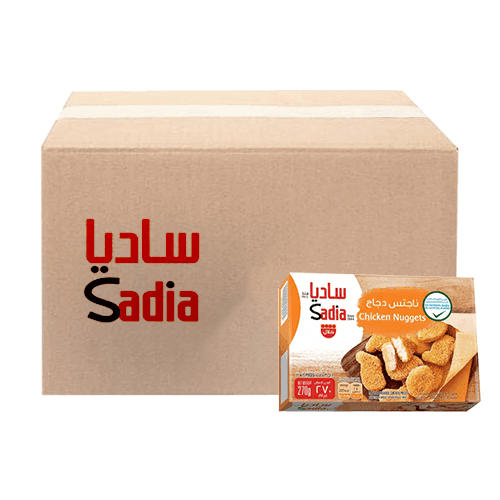 ساديا ناجتس دجاج 270جم 16حبة 1كرتون