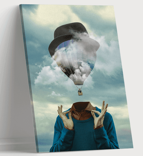 لوحة من الفن الحديث مصنوعة من خام الكانفس عالي الجودة مع اطار داخلي رقم.2252081