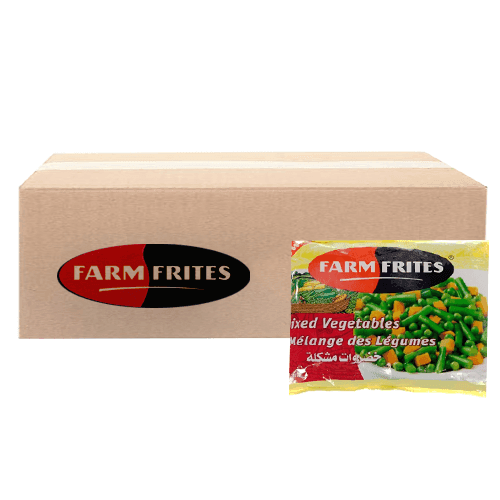 فارم فريتس خضروات مشكلة 400جم 20حبة 1كرتون