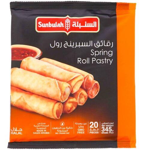 السنبلة رقائق السبرينج رول 20حبة 345جم