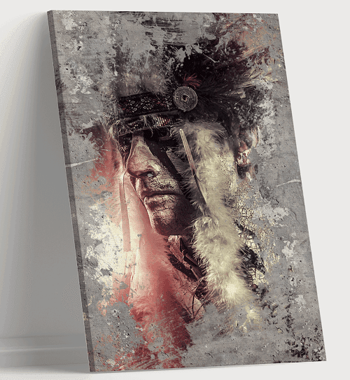 لوحة من الفن الحديث مصنوعة من خام الكانفس عالي الجودة مع اطار داخلي رقم.2252210