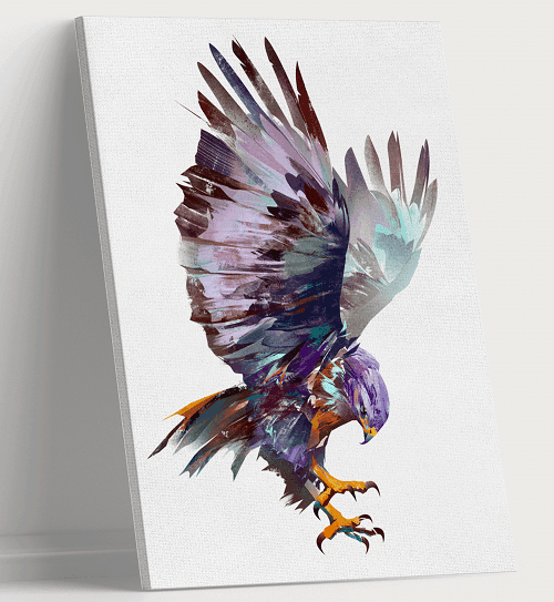 لوحة من الفن الحديث مصنوعة من خام الكانفس عالي الجودة مع اطار داخلي رقم.2252216