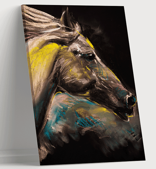 لوحة من الفن الحديث مصنوعة من خام الكانفس عالي الجودة مع اطار داخلي رقم.2252212