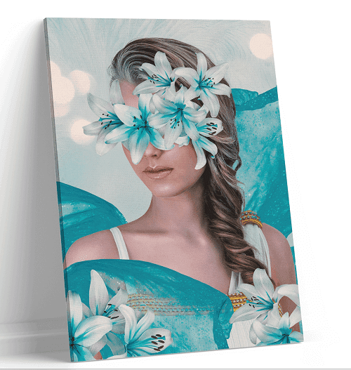 لوحة من الفن الحديث مصنوعة من خام الكانفس عالي الجودة مع اطار داخلي رقم.2252287